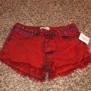 Free People Sun Break Embell Shorts
